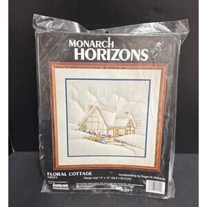 Monarch Horizons Candlewicking Kit CS151 Floral Cottage Janlynn Roger Reinardy